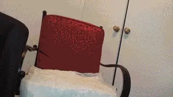 ScarlettMarie - Poop on Red Chair!