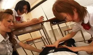 Toilet Slaves Scatology - Three Schoolgirls Coat Classmate with Feces! - Full Movie
