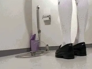 Toilet Slaves Scatology - Public human toilet consumes hard balls of shit