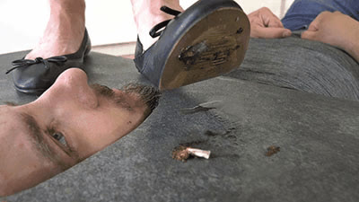 Madame Marissa - Human floor humiliated under flats
