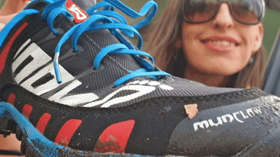 Madame Marissa - Muddy running shoes and steamy socks (small version)