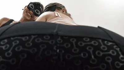 Madame Marissa - Tough saddle training with 2 mistresses (small version)