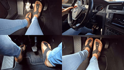 Madame Marissa - Relaxed driving in Birkenstocks