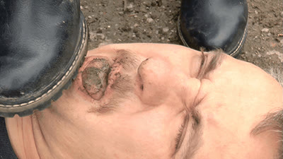 Madame Marissa - He licks my dirty boots - or Ill drive over him!