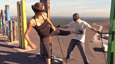 Madame Marissa - Kicking the slave in public