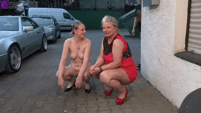 RosellaExtrem - Mega public outdoor piss orgy with Lana and Rosella! Full Movie