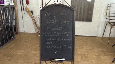 RosellaExtrem - Valentina and Rosellas special menu! 2 mega portions of shit with special cum sauce and naturally c