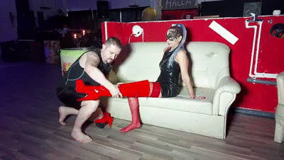 Toiletslaveanddommes - Andreea Maria and Faith - first threesome shooting in Brasov