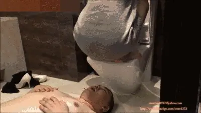 SADISTRESS - The cruel Chinese Mist - The queen like slaves mouth shit, beauty mask as a slave