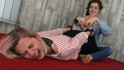 FeetExtreme - Rosie Hogtied &amp; Tickled (FULL HD MP4 version)