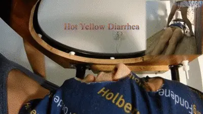 Mistress Anna Toilet - Hot Yellow Diarrhea.