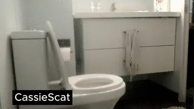 CassieScat - 2 Toilet Poops: Constipation + Diarrhea (ft Blonde, French Cassie!)