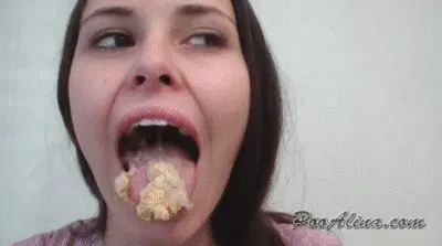 PooAlina - Alina eats and shits in mouth toilet slave