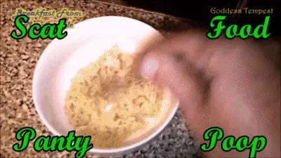 Goddess Tempest - Messy Scat Movie