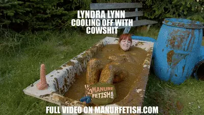 ManureFetish - Lyndra Lynn cooling off with cowshit