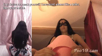 Smelly Milana / Poo19 - Sweet torment! Christinas crap after turkey