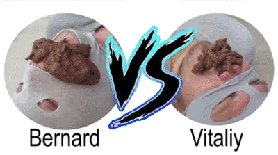 Smelly Milana / Poo19 - Scat tournament - Vitaliy and Bernard. Who won?