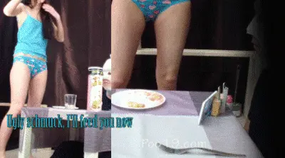 Smelly Milana / Poo19 - Light and pleasant taste and smell. Gourmet breakfast for the slave