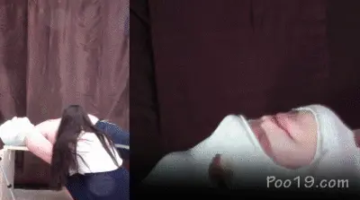 Smelly Milana / Poo19 - It really hurt! Shouting is impossible - a full mouth of shit