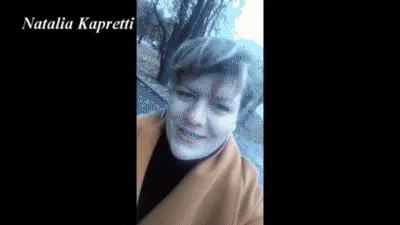 Natalia Kapretti - bunch of shit in mouth in morning