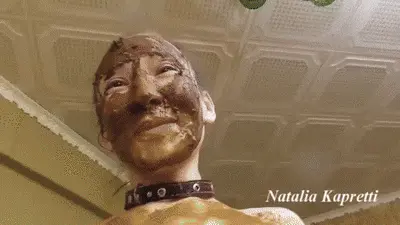 Natalia Kapretti - Dirty in shit drinks tea after eating shit