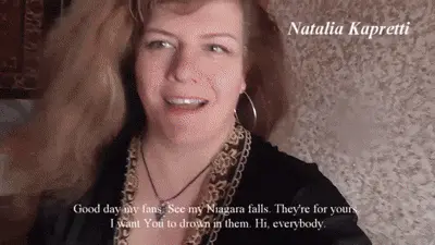 Natalia Kapretti - Niagara falls for my fans