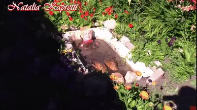 Natalia Kapretti - Kat takes a bath in manure