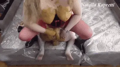 Natalia Kapretti - Dirty fisting the ass with shit, I like it