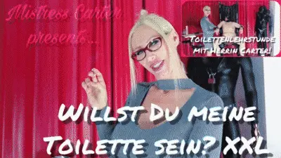 MISTRESS JENNIFER CARTER - Want to be my toilet? XXL