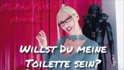 MISTRESS JENNIFER CARTER - Want to be my toilet?