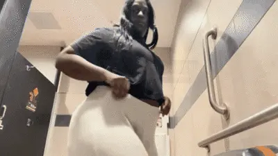ASStonishMENt - Too Luxurious Post work out pee!!