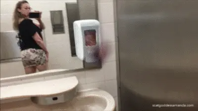 Scat Goddess Amanda - Yummy Busy Bathroom Scat