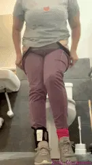 Scat Goddess Amanda - Sexy Pink Thong Pee