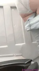Scat Goddess Amanda - Visits to the Port a Potty Toilet