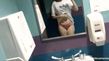 Scat Goddess Amanda - Horny Bathroom Break