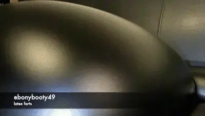 Ebonybooty49 - Latex farts