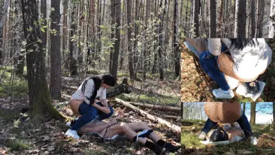 Club der Scheissefresser by MISTRESS LUCIANA - Bestraft und vollgekackt im Wald