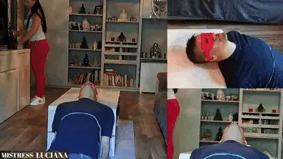 Club der Scheissefresser by MISTRESS LUCIANA - Meine Personaltrainer einen Mega Haufen ins Maul geschissen
