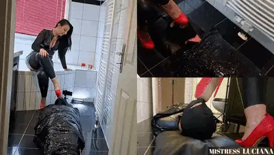 Club der Scheissefresser by MISTRESS LUCIANA - Lernvideo mit Scheißefresser Nr. 1 für Zukünftige Scheißefresser