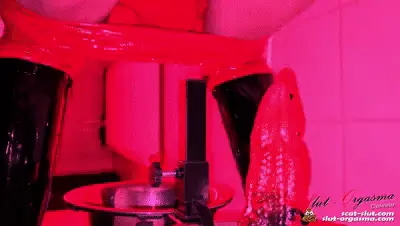 SLUT-ORGASMA CELESTE - Scat Slut-Orgasma Celeste shit play at a party