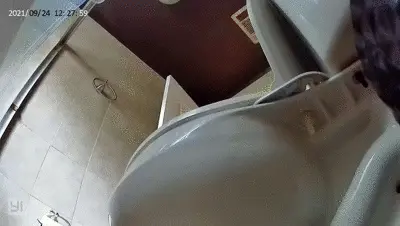 Voyeur House - September 24th and 25th low cam toilet
