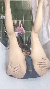 Wet Dirty Girl - poop in a bathing suit