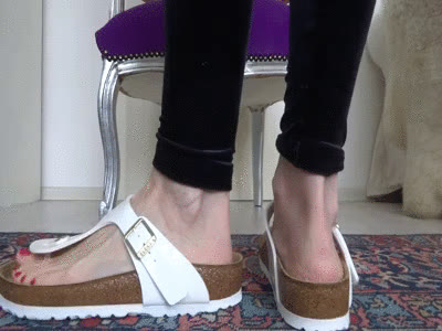 Lady Victoria Valente - Flip Flop Feet - Cum on my feet in slippers