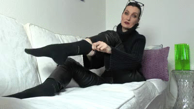 Lady Victoria Valente - From today on you are the property of my black socks!