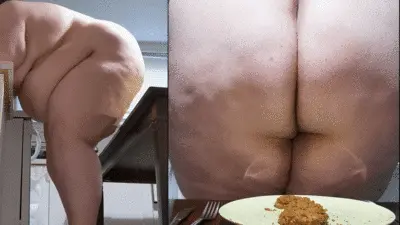 SSBBW Queen Siya - (NO SLOW MOTION) SHITTING IN MY KITCHEN !!!!