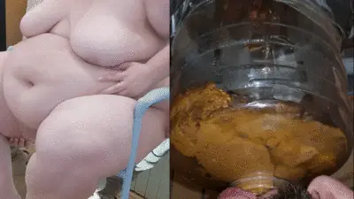 SSBBW Queen Siya - He swallows something weird and GREEN in my shit
