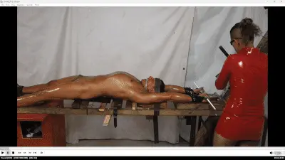 CRUEL-LADIES VIDEOPRODUCTION - Scat Dinner Torment on the Rack  Lady Charlottes Merciless CBT