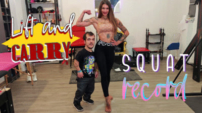 Miss Dula - Lift and carry + squat record