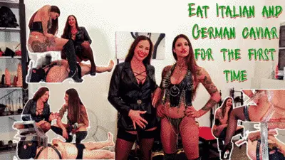 Miss Dula - Eat Italian and German caviar for the first time