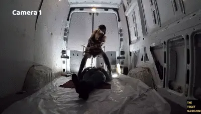 The Toilet Slave Videos - Mobile toilet for mistress Vidya 2
